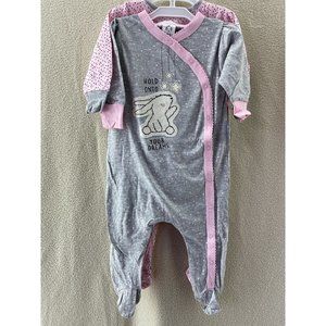 Gerber Bunny Print / “Hold Onto Your Dreams” Sleepers - Set of 2